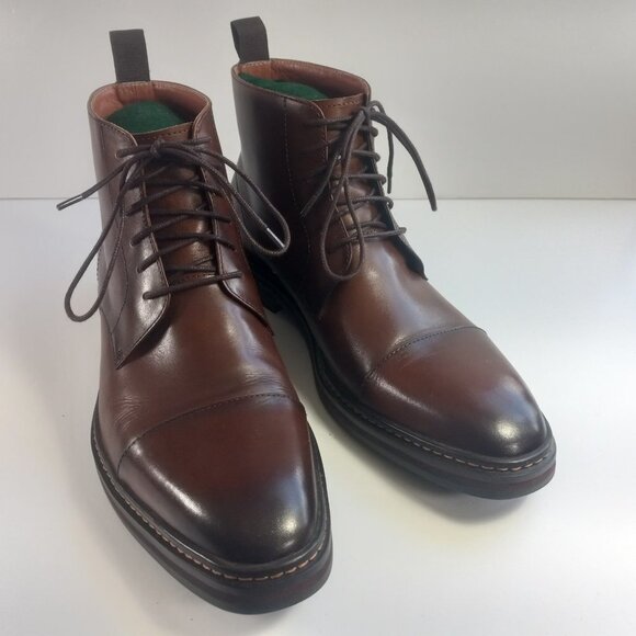 Vintage Foundry Co. Other - Vintage Foundry Co. Mens 9 Wingtip Oxford Ankle Boots Brown Leather Superb !!!